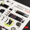 KELIK K48061 F4U-1A CORSAIR INTERIOR 3D DECALS FOR TAMIYA KIT 1/48